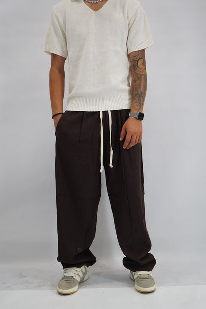 Pantalaccio  in lino fondo largo